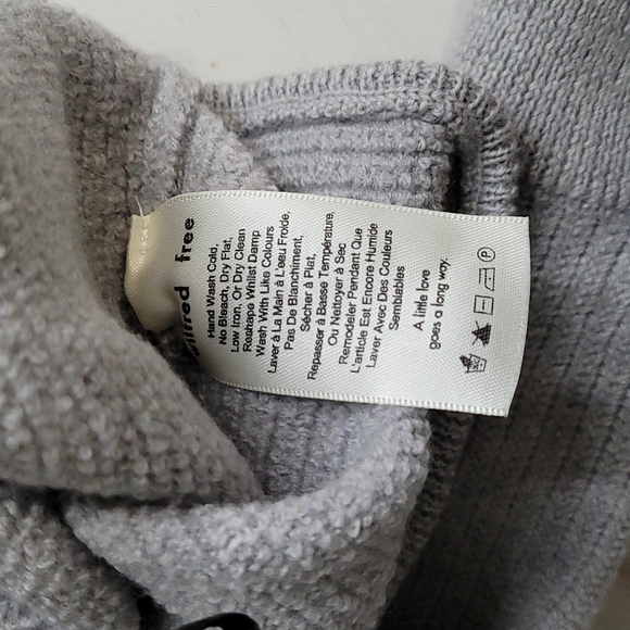 Wilfred Free Lolan Grey Sweater Cropped, oversized, merino-wool sweater2 - Picture 11 of 13